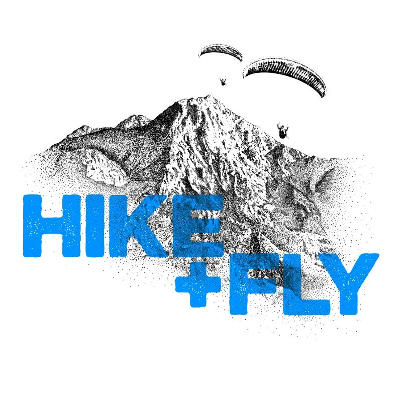 Hike & Fly Paragliding blue
