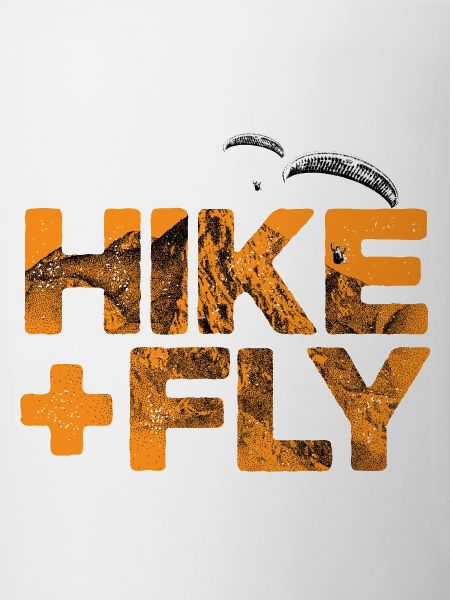Hike & Fly Paragliding orange