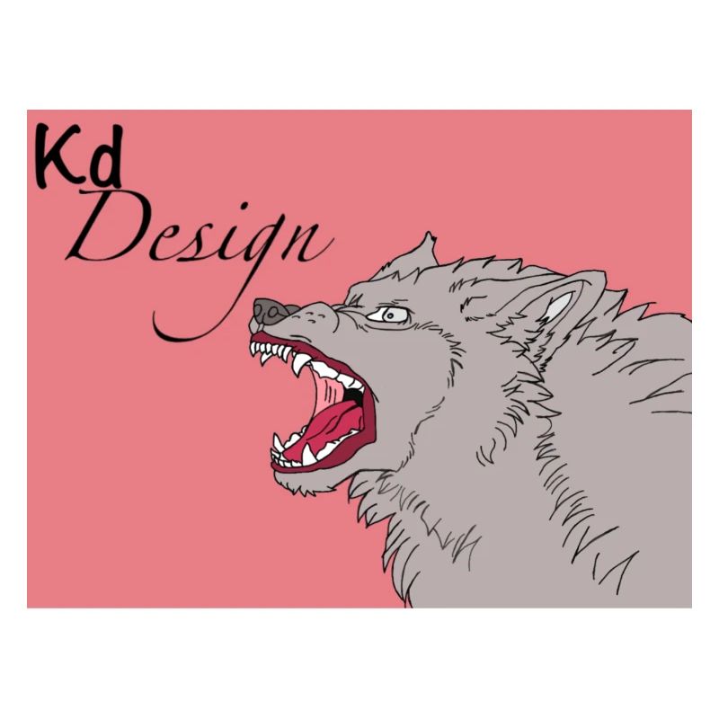 Wild wolf design