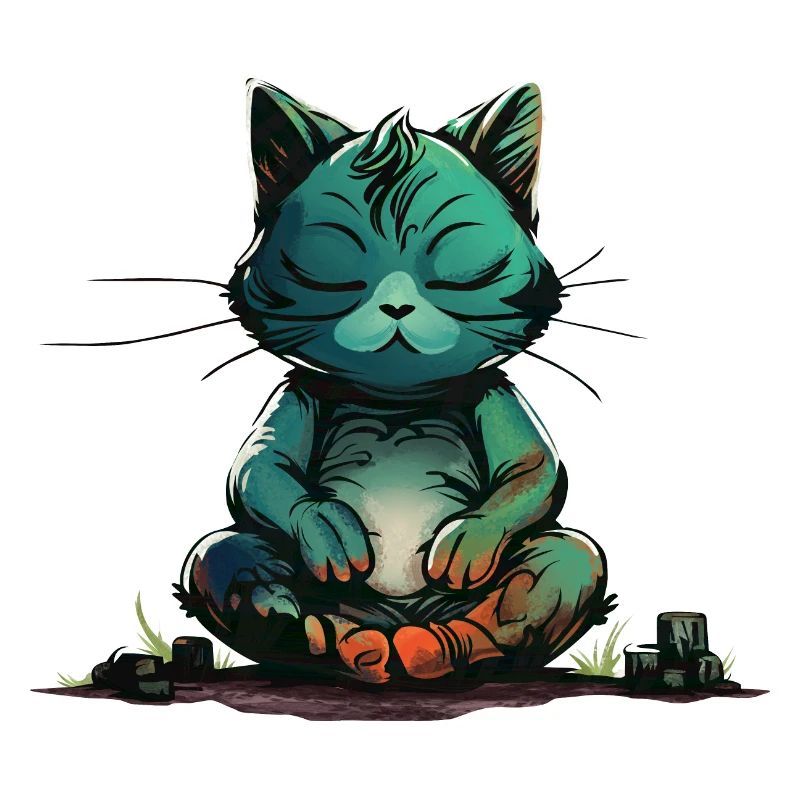 MEditating Cat