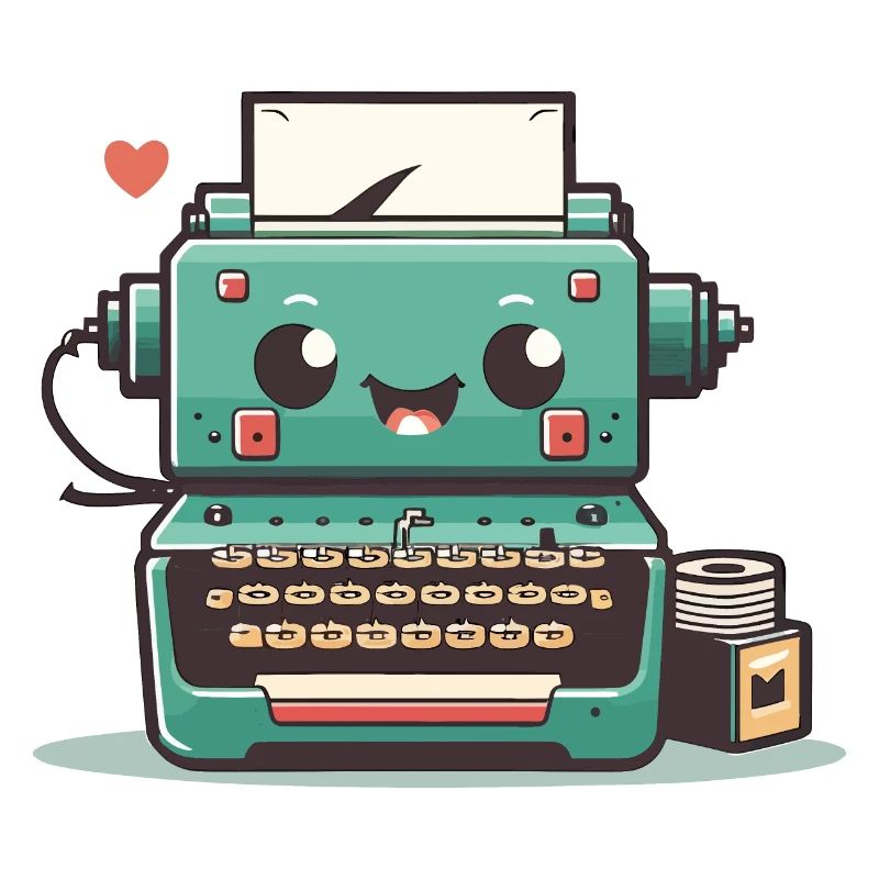 Machine à écrire Rétro