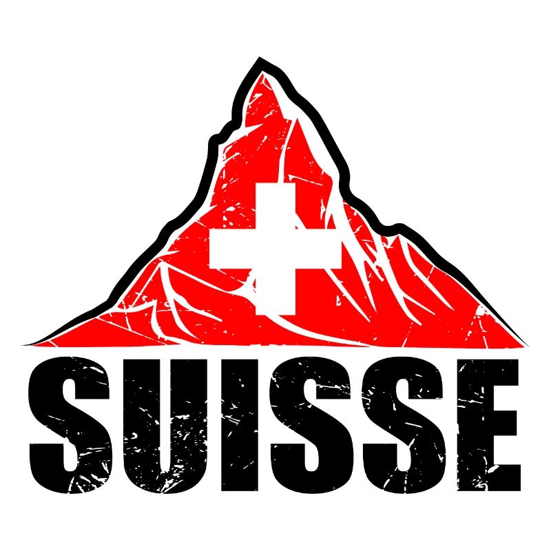 Suisse Cervin - Drapeau suisse