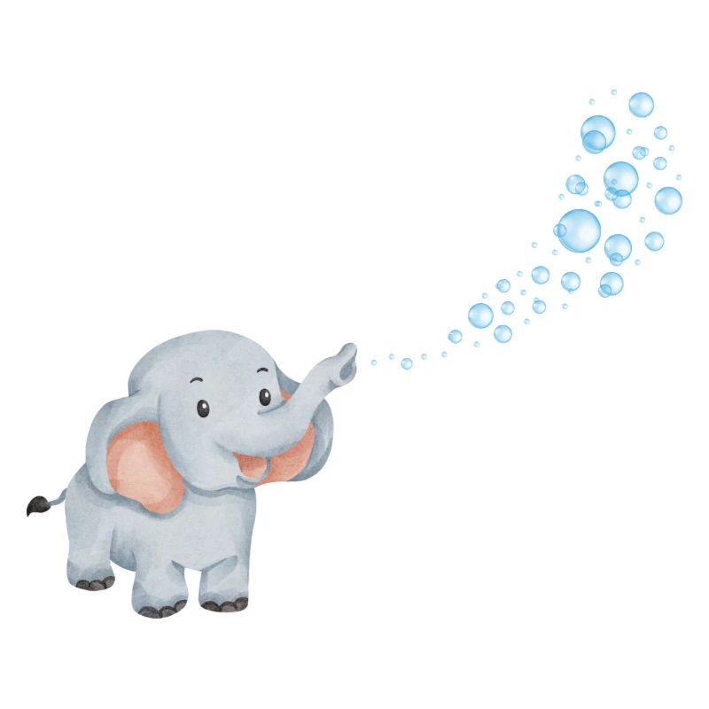 Bubbling elephant