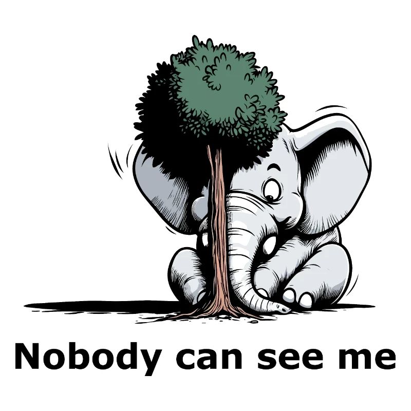 Éléphant caché