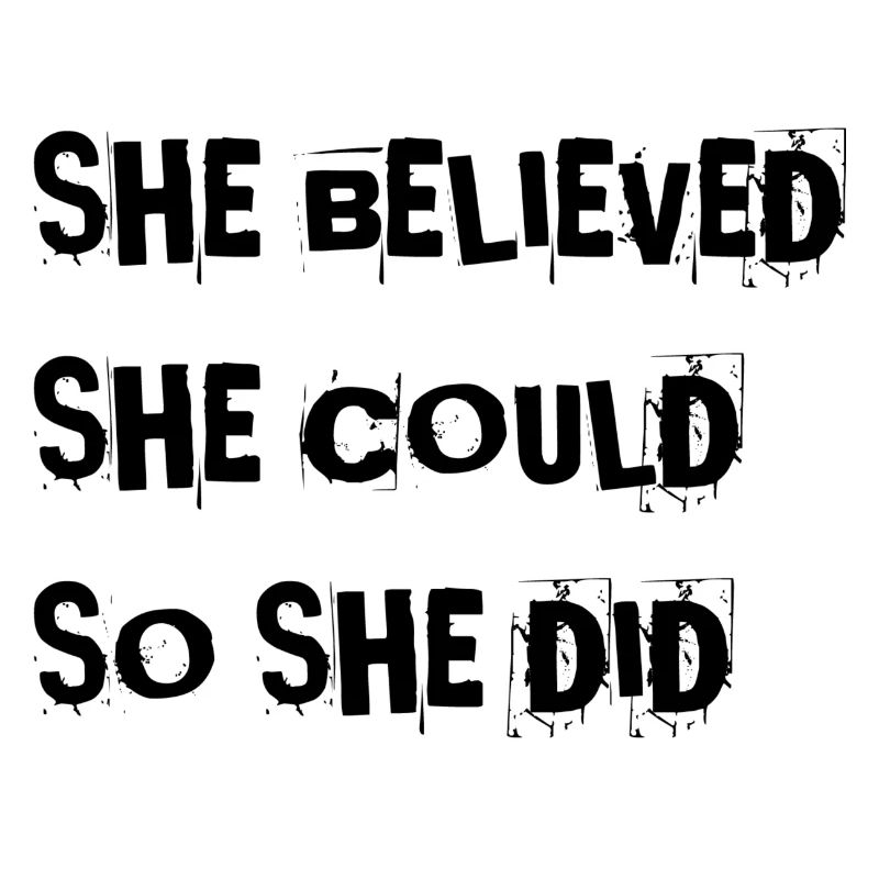 she believed..