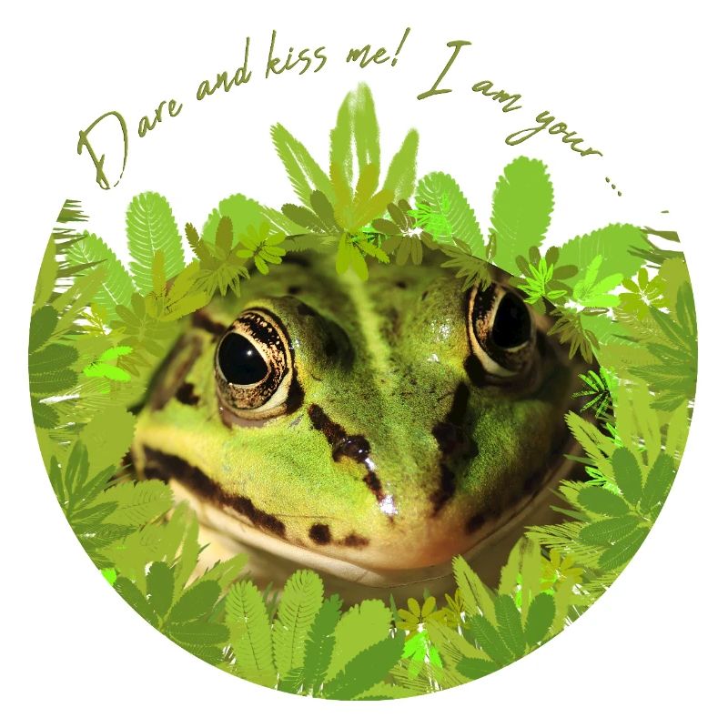 Frosch küss mich Prinz