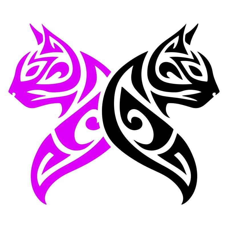 Cats Tribal Cat Design
