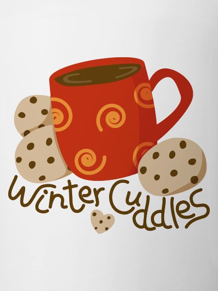 Cup of hot chocolate with cookies