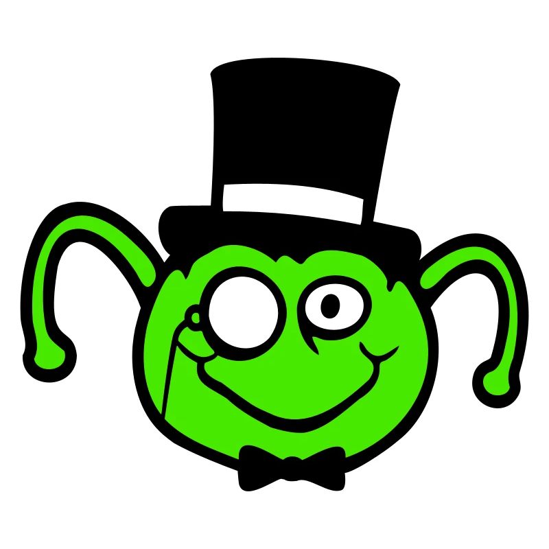 Mr. Caterpillar Top Hat Monocle Bow Tie Gentleman Empire