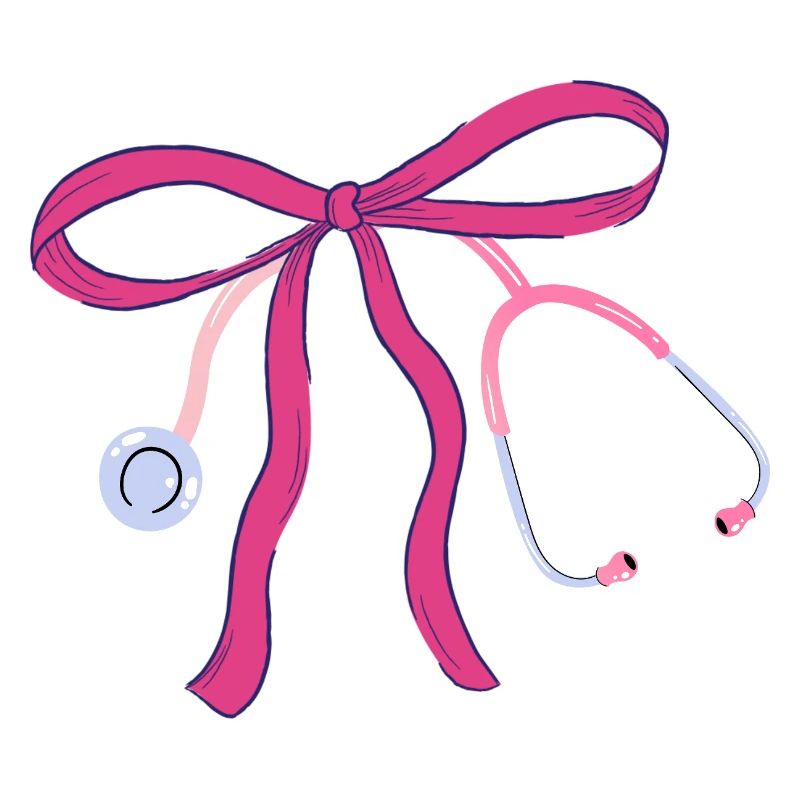 Noeud stéthoscope infirmière 