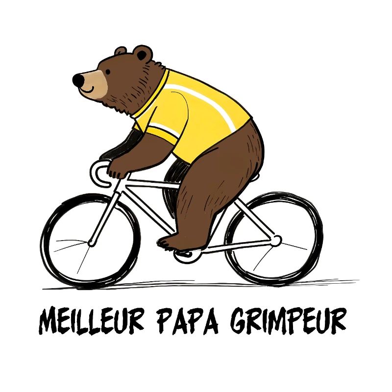Gelber Radbär, bester Papa