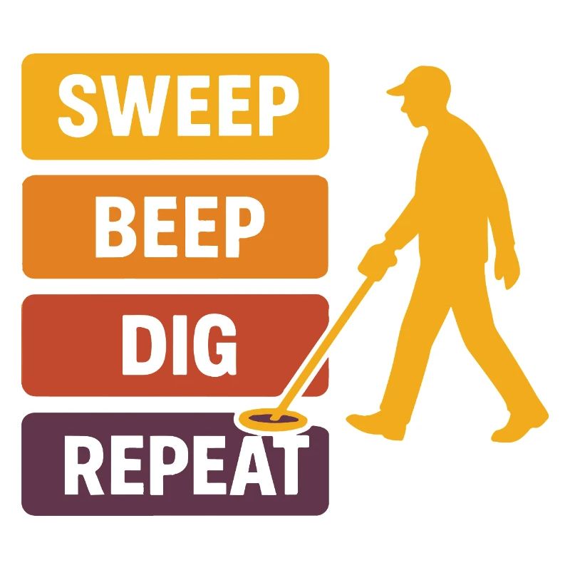 Sweep Beep Dig Repeat Metal Detecting
