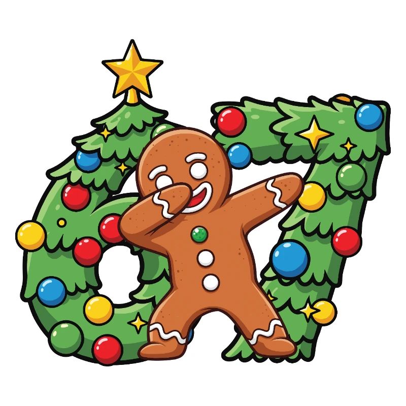 67 Meme Gingerbread Dance on Christmas Wreath