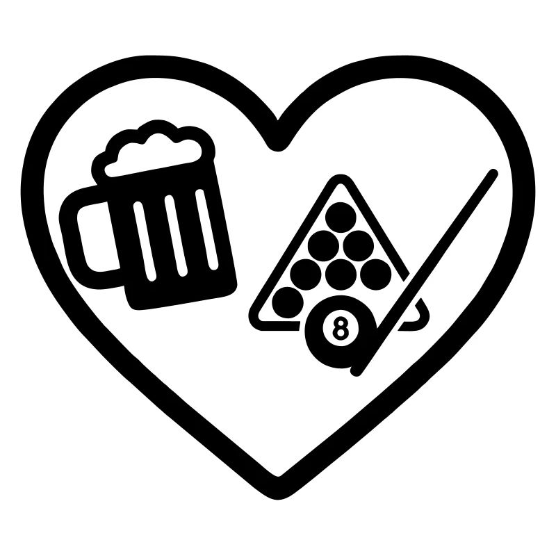 Bière de billard Heart