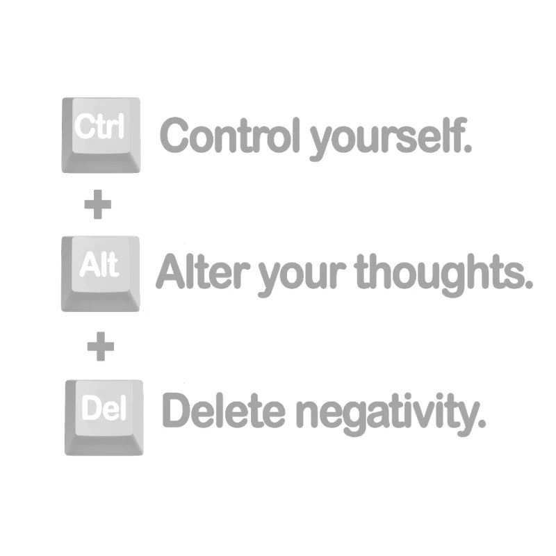 Control Alt Delete Mental Health Positivity