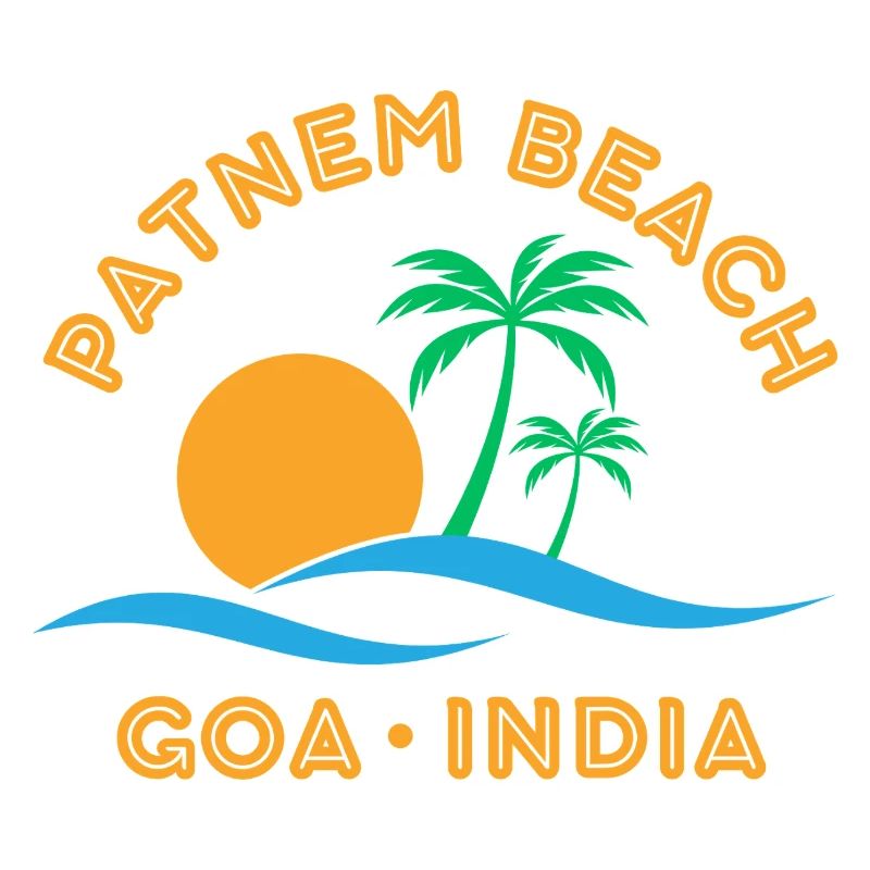 Plage de Patnem Goa, Inde
