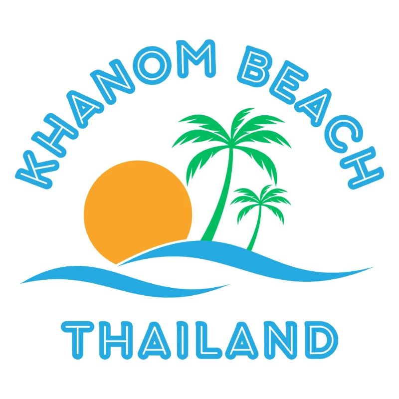 Khanom Beach Thailand Sunset Palm