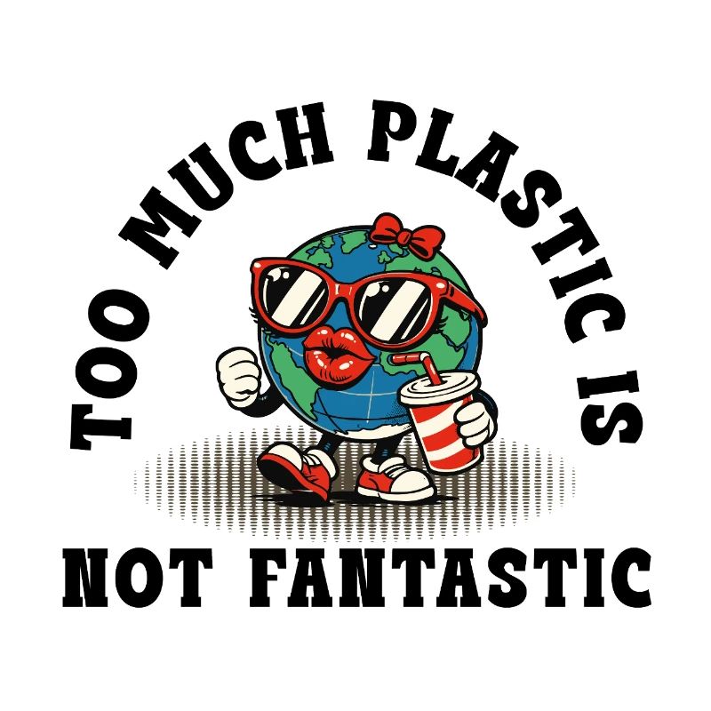 Plastic Is Not Fantastic – Retro Umwelt Statement