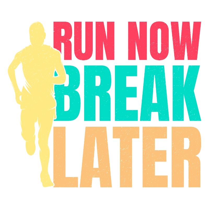 Løping Løp nå Pause senere Maratonløper