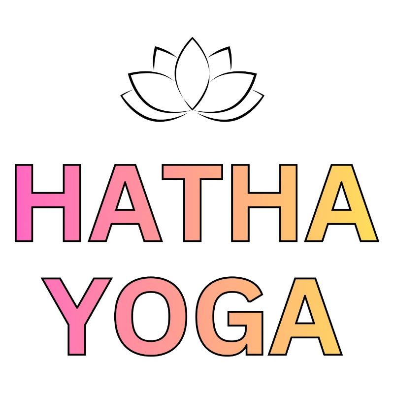 Hatha Yoga Gradient Font