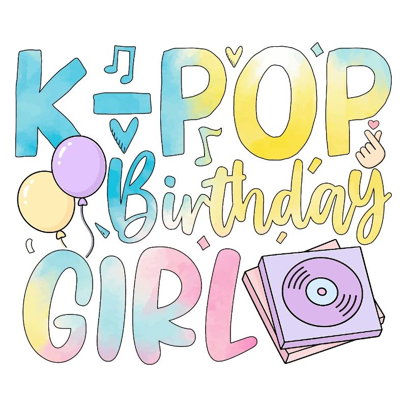Fille d’anniversaire K-Pop