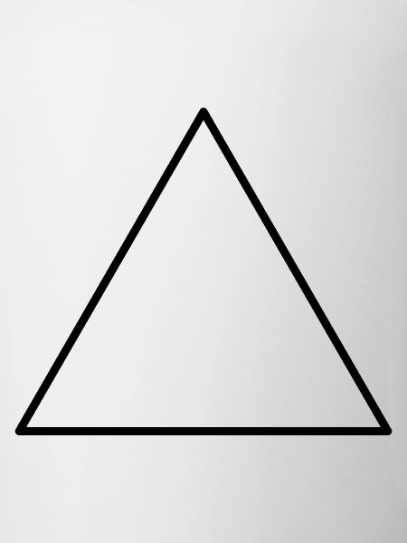 Triangle symbolique équilatéral