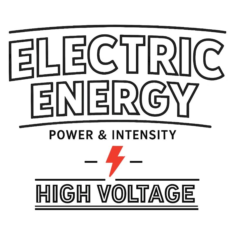 Electric Energy High Voltage Statement Retro