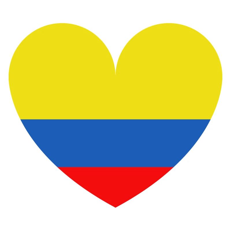 Cœur Drapeau Colombie