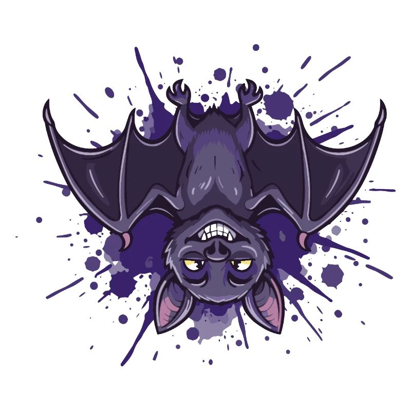 Night Bat Purple Splash