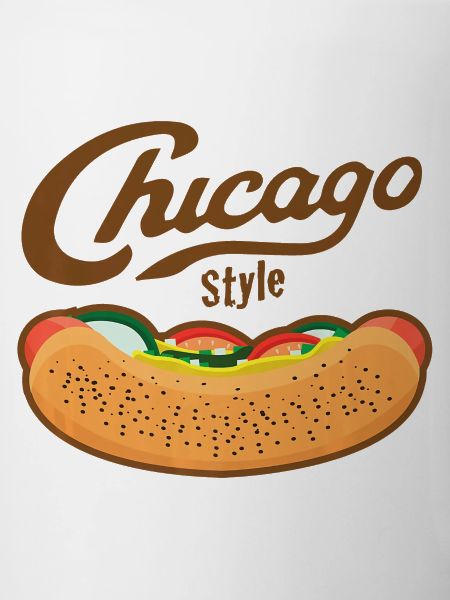 Chicago Style Hot-Dog-Tee