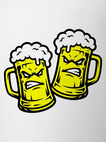 Bier Comic Bierglas