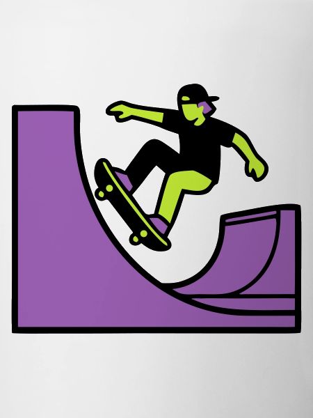 Skateboard Halfpipe Grafik