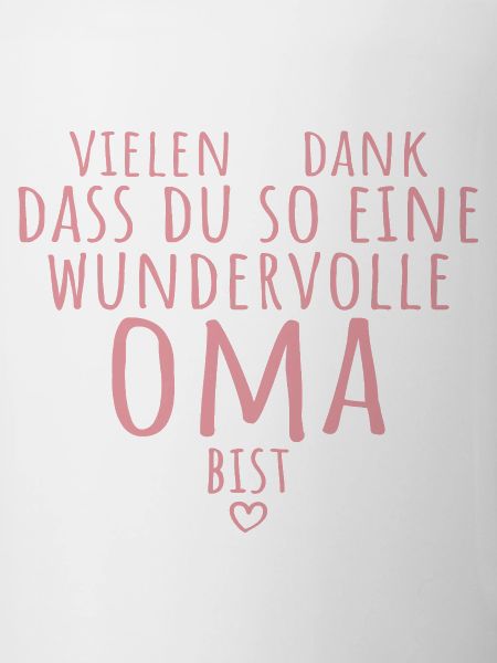 Beste Oma Herz Dankeschön Großmutter Geschenkidee