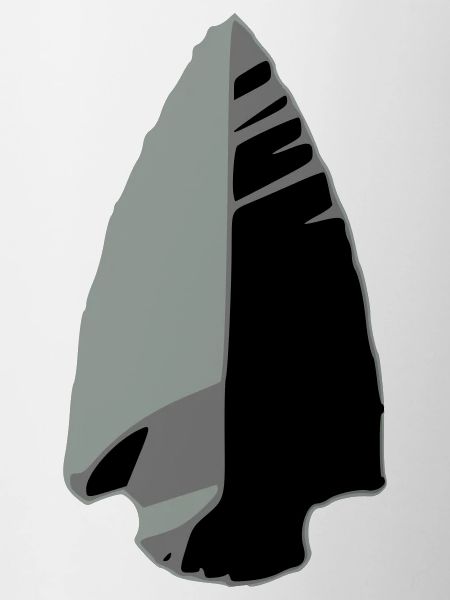 flint arrowhead indian