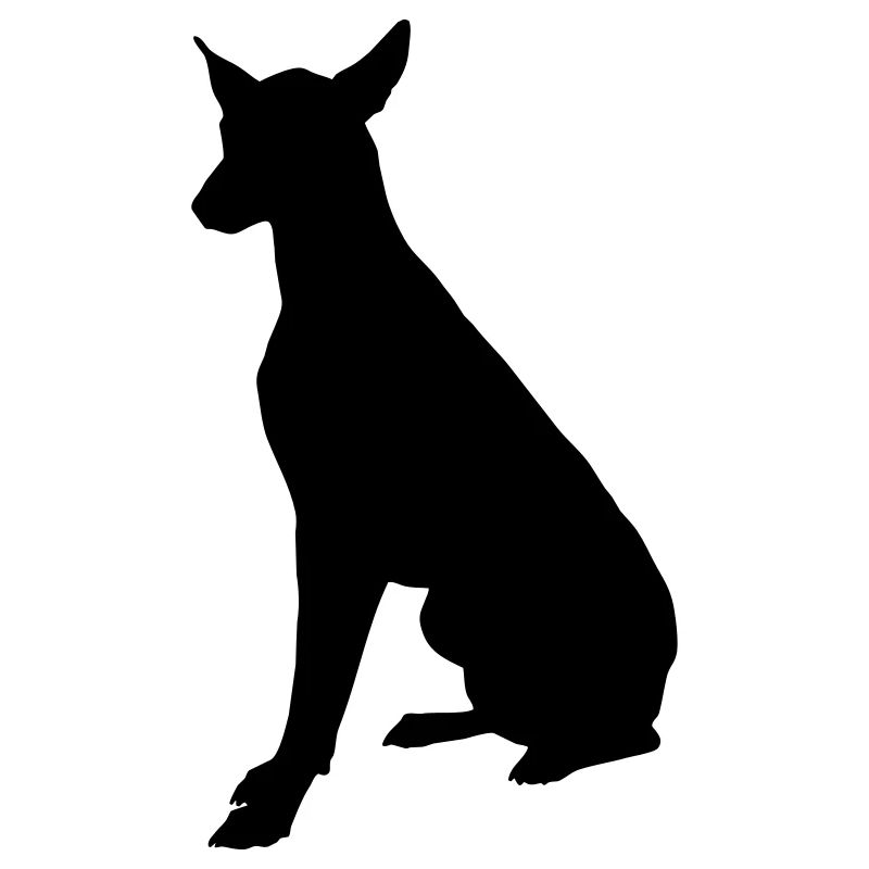 Vektor Hund Silhouette