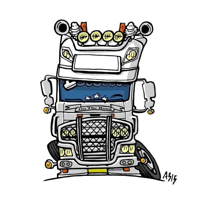 0613 daf fx auf der Straße weiß