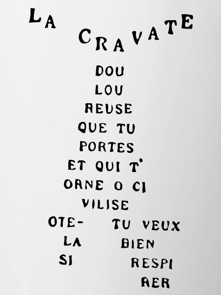 Cravate Apollinair