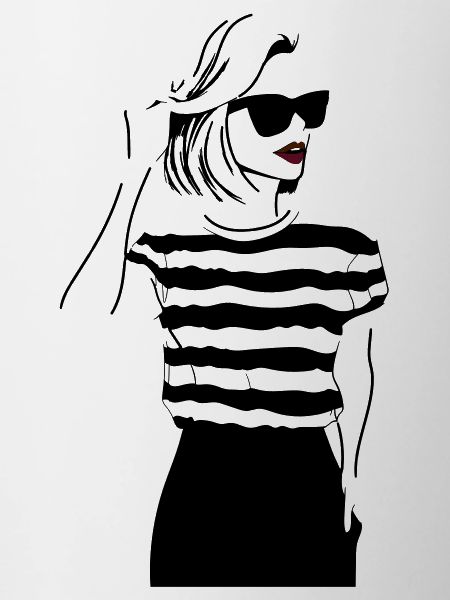 Girl with red Lips
