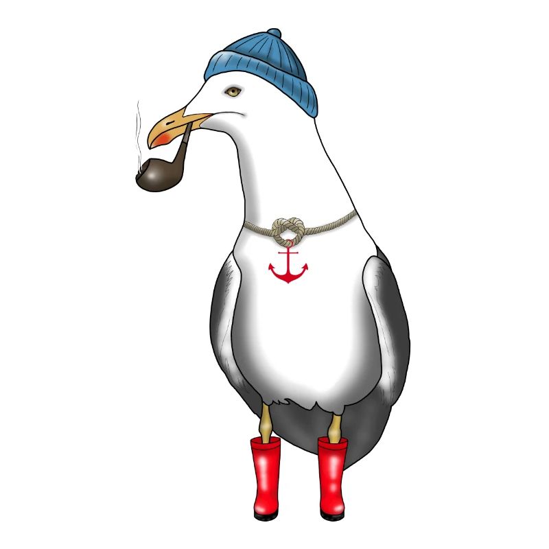 Capitaine marin de mouette