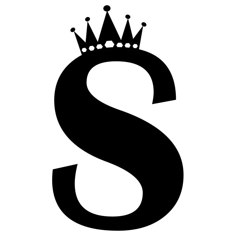 lettre S couronne