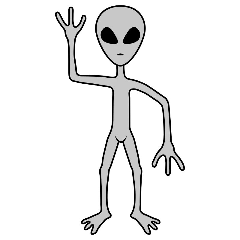 Science Fiction Alien beckons