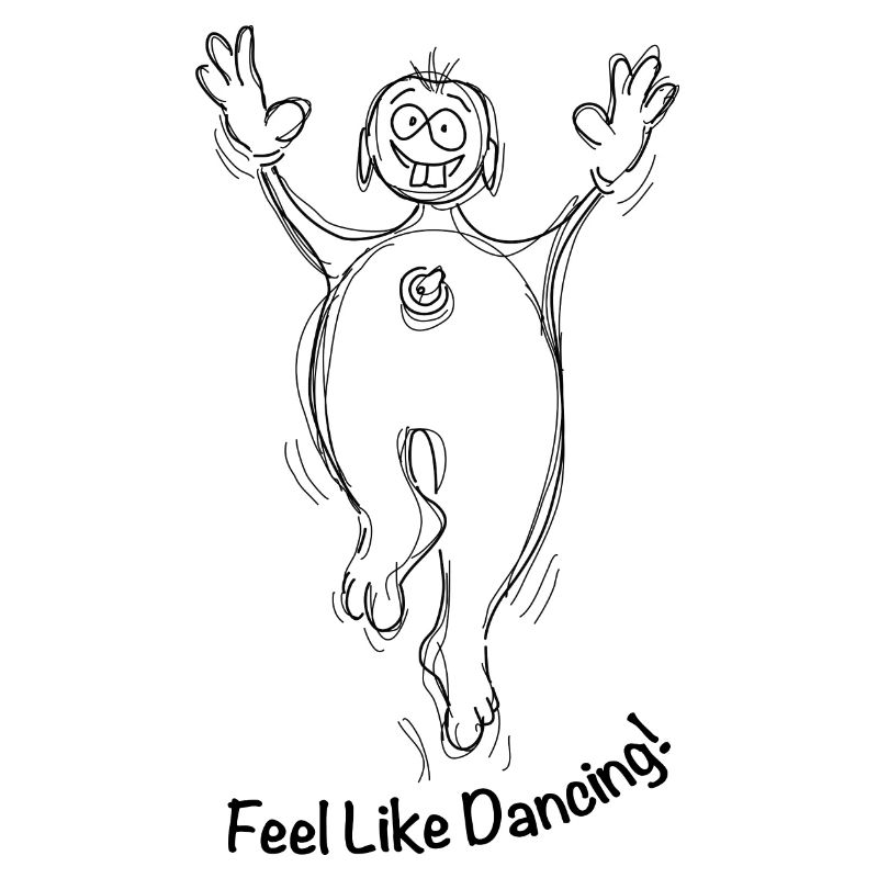 Feel like Dancing! Auf hellen Hintergründen tanzen