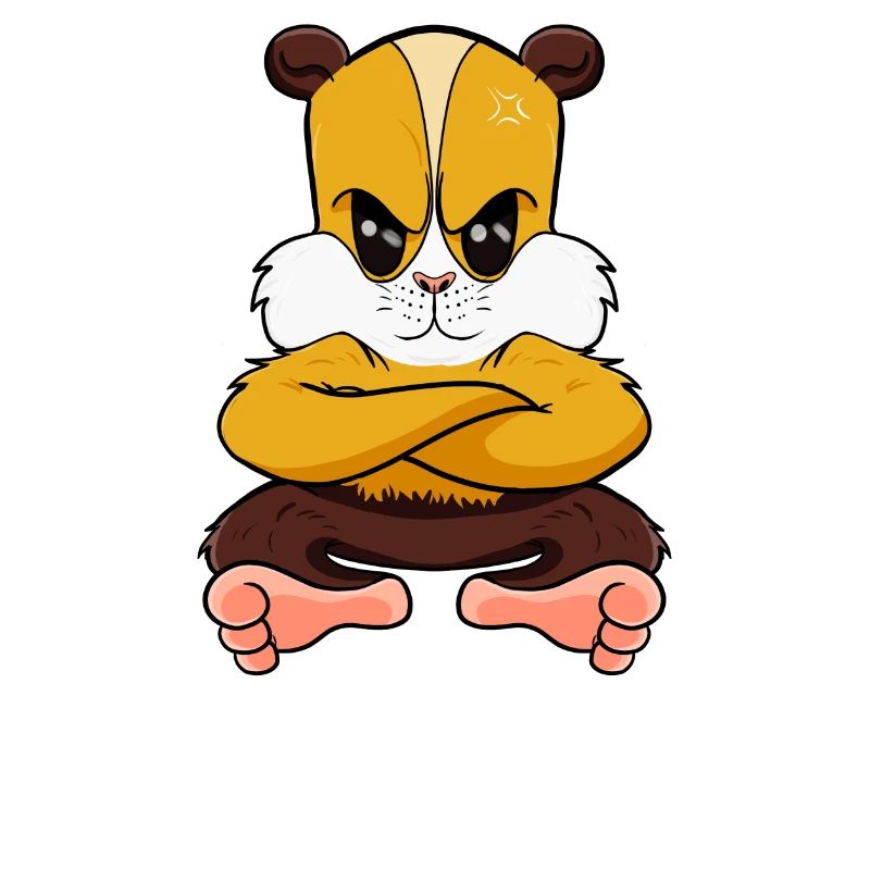Nope Funny Lazy Hamster