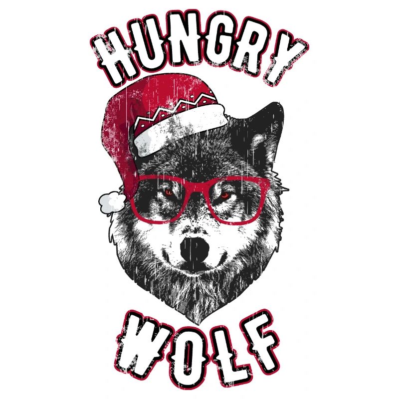 Hungry Wolf – Grumpy Christmas Wolf