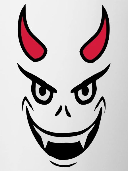 Evil Devil Face Design