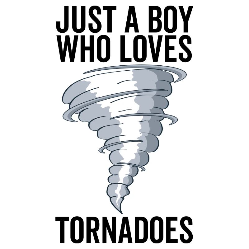 Nur ein Junge, der Tornados liebt