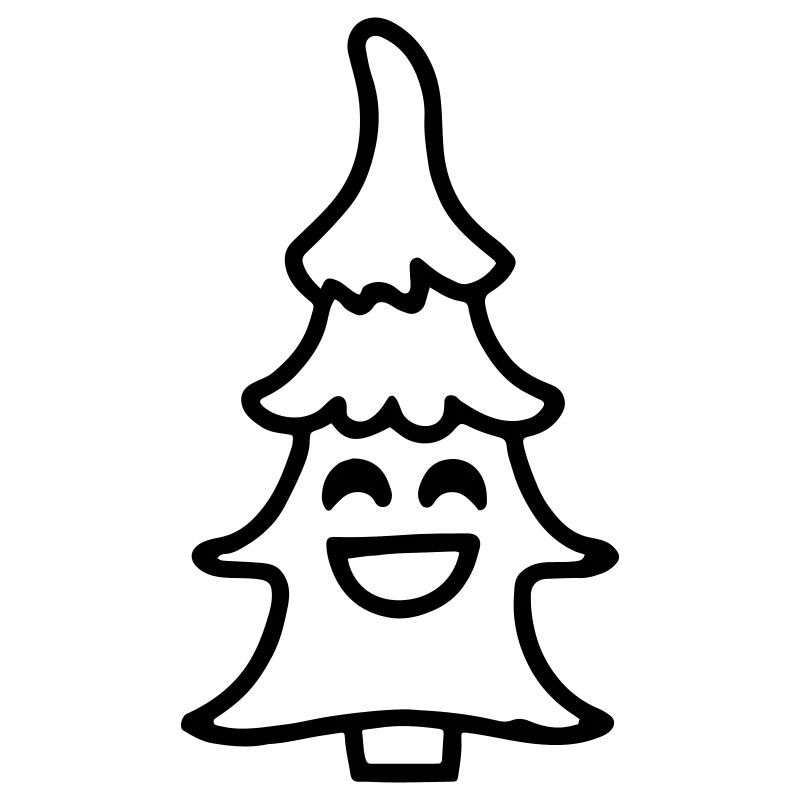 Christmas tree smile Christmas tree Christmas