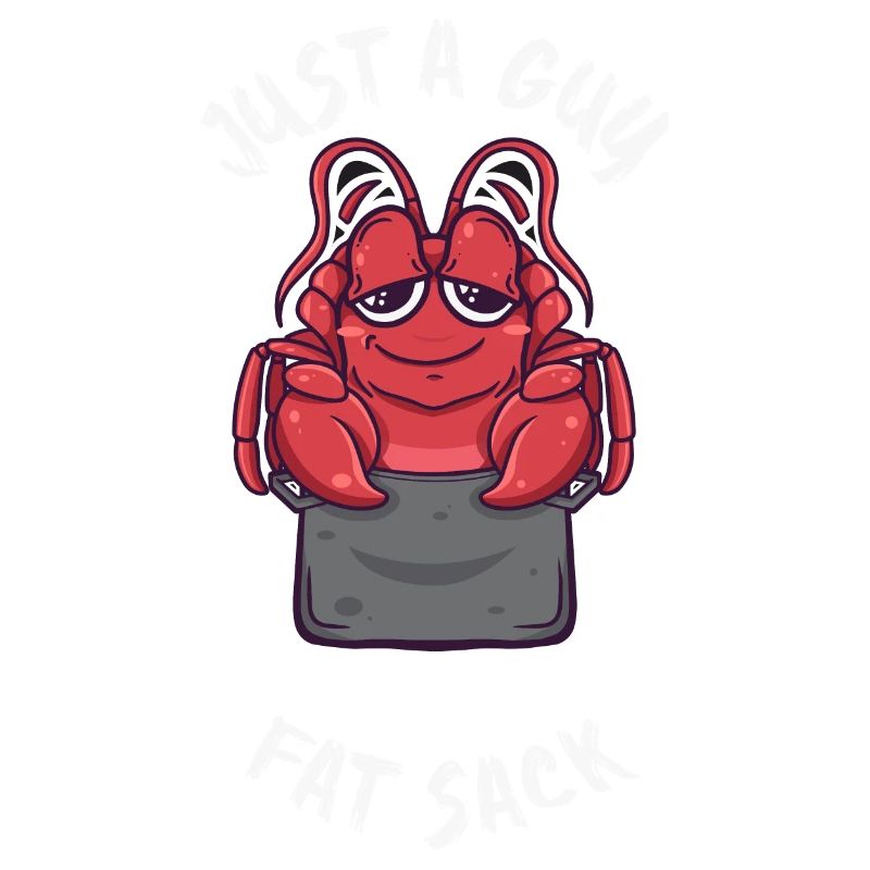 Just A Guy With A Fat Sack Funny Cajun Crawfish
