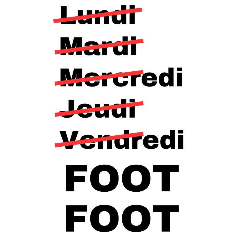 week-end foot