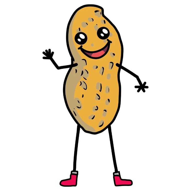 Amical Bonjour Peanut Salutations Salutations Nut